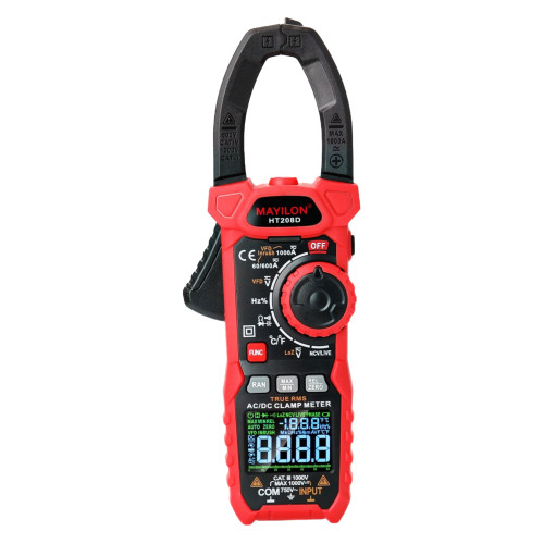 كلامب ميتر متعدد المهام موديل HABOTEST HT208D 1000V Volt Meter AC DC Ture RMS كلامب ميتر متعدد المهام موديل HABOTEST HT208D 1000V Volt Meter AC DC Ture RMS