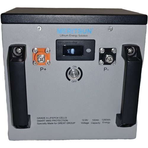 بطارية ليثيوم MERITSUN LFP100-12.8 12V 100A