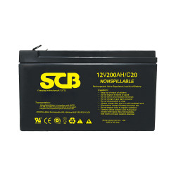 بطاريات 12V/200A SCB