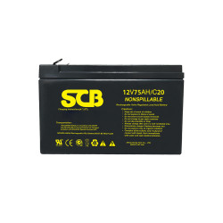 بطاريات 12V/75A SCB
