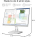 شاشات Lenovo L-e40 Series Monitors حجم من 22" إلى 27" | تصميم أنيق وأداء احترافي