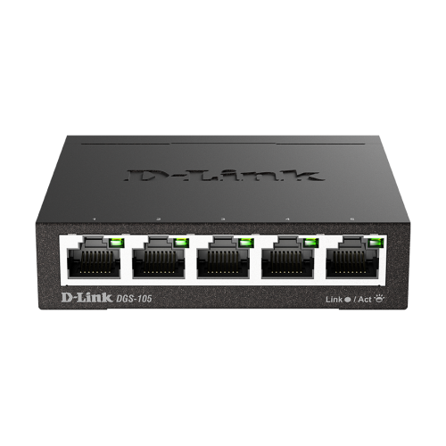 D-Link DGS-F105 سويتش 5 منافذ Gigabit 10/100/1000