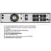 خازن اون لاين OPTI-UPS Durable Series – DS-E-RM احترافي 1–10kVA | PF 0.9 | تصميم Rack-Mount