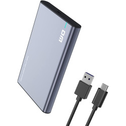كيس هارد خارجي DM HD002 – بمنفذ USB 3.0 Type-C لحجم 2.5 إنش