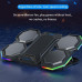 Dazzle Mute Super Cyclone F12 RGB – قاعدة مبرد لابتوب بـ 6 مراوح وإضاءة RGB