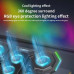 Dazzle Mute Super Cyclone F12 RGB – قاعدة مبرد لابتوب بـ 6 مراوح وإضاءة RGB