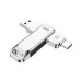 DM PD168 USB Flash Drive – فلاش معدني بواجهة USB 3.1 وType-C