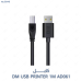 كابل طابعة USB 2.0 من النوع A إلى B – خط بيانات عالي الجودة لتوصيل الطابعات والماسحات بالحاسوب
