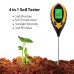 جهاز فحص التربة 4 في 1 – قياس درجة الحرارة، الحموضة (pH)، الرطوبة، الإضاءة | Soil Tester