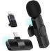 مايكروفون لاسلكي K8 بمنفذ Type-C وLightning للهواتف