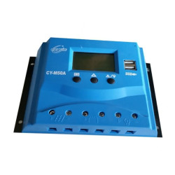 منظم شحن شمسي PWM CY-M50A بتيار 50A مع منافذ USB منظم شحن شمسي PWM CY-M50A بتيار 50A مع منافذ USB