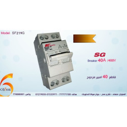 سكين قاطع مزدوج SG بقدرة 40A و400V