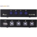 وحدة مشاركة USB 2.0 يدوية 4×1 للطابعة والسكانر وحدة مشاركة USB 2.0 يدوية 4×1 للطابعة والسكانر