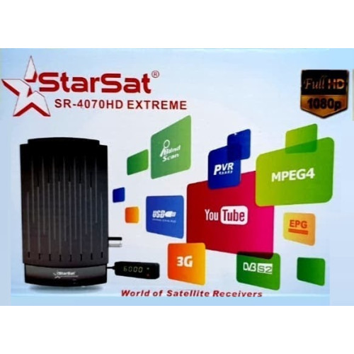 رسيفر StarSat SR-4070HD Extreme Full HD 1080p رسيفر StarSat SR-4070HD Extreme Full HD 1080p