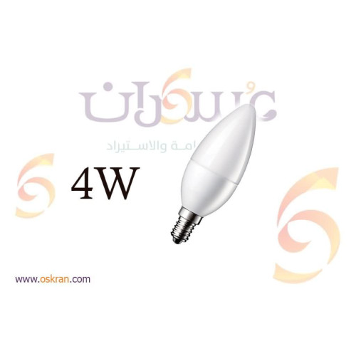 لمبة MASH LED Candle 220V بقدرة 4W قاعدة E27