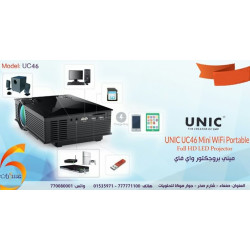 ميني بروجكتور UNIC UC46 WiFi ميني بروجكتور UNIC UC46 WiFi