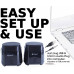 سماعات كمبيوتر Kisonli K500 Mini USB 2.0 سلكية