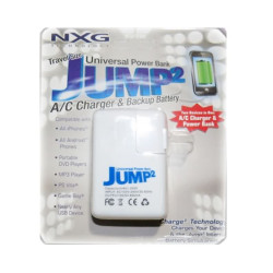 خاص للرحلات شاحن وبطاريه خزن متعدد منفذ USP جديد jump2 من شركة NXG