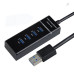 موزع USB 3.0 Hub بأربع منافذ مع مفاتيح تشغيل موزع USB 3.0 Hub بأربع منافذ مع مفاتيح تشغيل