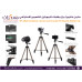 حامل ثلاثي WT-330A للكاميرا والموبايل مع مشبك هاتف