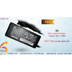 شاحن لابتوب HP 19V 1.58A