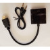 محول HDMI إلى VGA مع كابل صوت