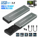غلاف SSD M.2 NVMe/NGFF 2 in 1 USB 3 خارجي غلاف SSD M.2 NVMe/NGFF 2 in 1 USB 3 خارجي
