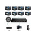 موزع HDMI ثمانية منافذ 1x8 بدقة 1080P