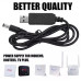 كابل تحويل USB من 5V إلى 12V من KingTel كابل تحويل USB من 5V إلى 12V من KingTel