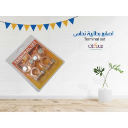 أصابع بطارية نحاس أصلية