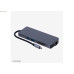 محول Type-C Hub 8 في 1 بدقة 4K مع HDMI وVGA وLAN وUSB 3.0