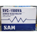 منظم فولتية أوتوماتيكي SAM SVC-1500VA بخرج 110V و220V