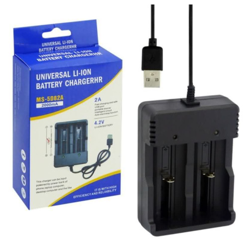 شاحن بطاريات ليثيوم Universal Li-ion Battery Charger