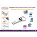 فلاش KingSpeed USB 3.0 معدني بتصميم مميز سعة 64GB فلاش KingSpeed USB 3.0 معدني بتصميم مميز سعة 64GB