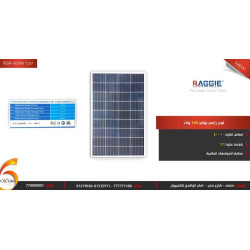 لوح شمسي Raggie Poly 100W
