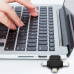قارئ فلاشات وذواكر USB 4 in 1 متعدد المنافذ