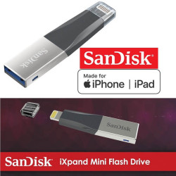 فلاش SanDisk iXpand Mini Drive 32GB للآيفون والآيباد فلاش SanDisk iXpand Mini Drive 32GB للآيفون والآيباد