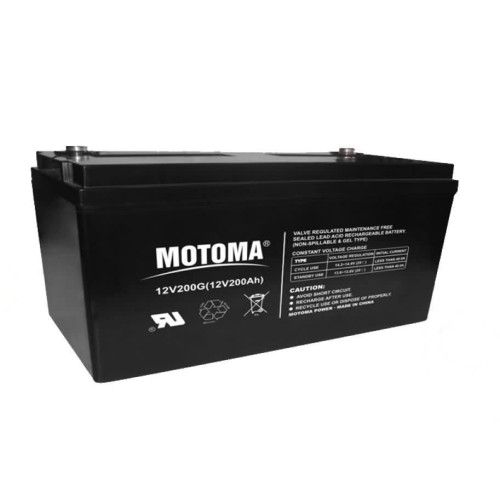 بطارية جل MOTOMA سعة 12V 200Ah