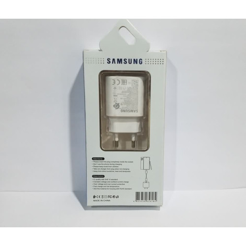 شاحن Samsung TA800 USB-C سريع منفذ واحد شاحن Samsung TA800 USB-C سريع منفذ واحد