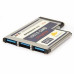 كرت لابتوب ExpressCard إلى 3 منافذ USB 3.0