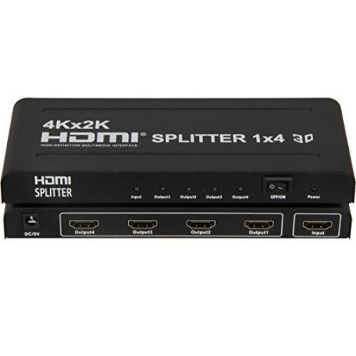 موزع HDMI أربعة منافذ 1x4 بدقة 1080P
