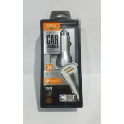 شاحن سيارة BEMASS C407Q منفذين USB شحن سريع 36W شاحن سيارة BEMASS C407Q منفذين USB شحن سريع 36W
