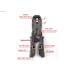 كماشة كبس كابلات شبكة RJ45 مع جهاز اختبار HT-N568CR