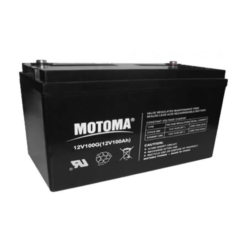 بطارية جل MOTOMA سعة 12V 100Ah