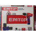 دريل لاسلكي EMTOP 12V Lithium-Ion ببطاريتين 1.5Ah