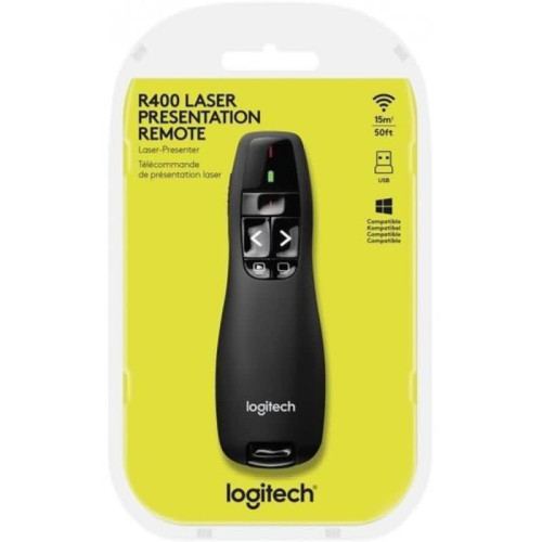 ريموت عروض Logitech R400 Laser Presentation Remote ريموت عروض Logitech R400 Laser Presentation Remote