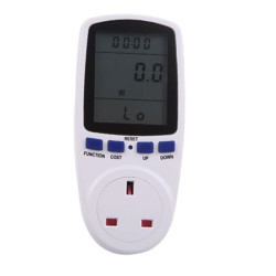 جهاز   قياس    الوات   و   الفولت    والامبير      Digital watt meter   