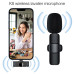 مايكروفون لاسلكي K8 بمنفذ Type-C وLightning للهواتف