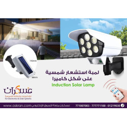 لمبة شمسية بحساس حركة على شكل كاميرا لمبة شمسية بحساس حركة على شكل كاميرا