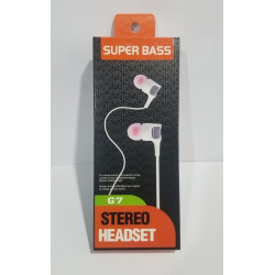 سماعات أذن سلكية G7 Super Bass سماعات أذن سلكية G7 Super Bass